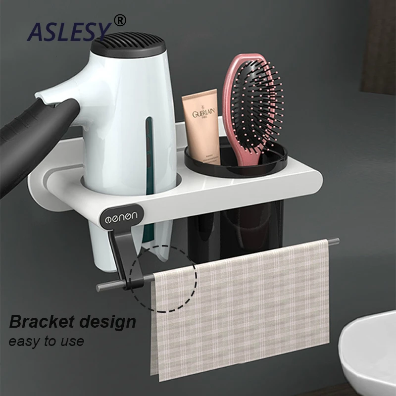 Plastic Hair Dryer Holder Wall Mount Shelf Makeup Storage Nail Free Bathroom Organizer Brushes Blow Drier Toothbrush Holder Cup
Plastic Hair Dryer Holder Wall Mount Shelf Makeup Storage Nail Free Bathroom Organizer Brushes Blow Drier Toothbrush Holder Cup