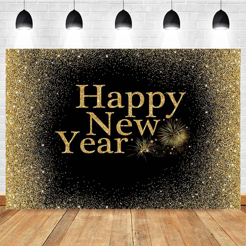 Mocsicka Happy New Year Photography Background Golden Glitter Firework Decoration Child Portrait Photo Backdrop Customize Banner
Mocsicka Happy New Year Photography Background Golden Glitter Firework Decoration Child Portrait Photo Backdrop Customize Banner