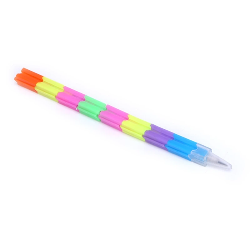 Creative Rainbow Multifunction Building Block Writing Pen Stacker Swap Pencil B36C
Creative Rainbow Multifunction Building Block Writing Pen Stacker Swap Pencil B36C