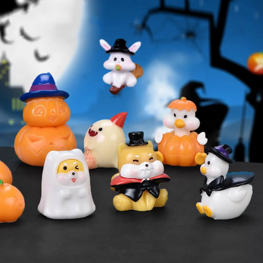 Cute Cartoon Halloween Cute Elf Pumpkin Light Ghost Statue Figurine Ornament Miniatures Children Decoration Gift
Cute Cartoon Halloween Cute Elf Pumpkin Light Ghost Statue Figurine Ornament Miniatures Children Decoration Gift