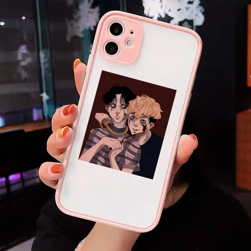 Fiction Killing Stalking Phone Cases Matte Transparent for iPhone 7 8 11 12 s mini pro X XS XR MAX Plus cover funda
Fiction Killing Stalking Phone Cases Matte Transparent for iPhone 7 8 11 12 s mini pro X XS XR MAX Plus cover funda
