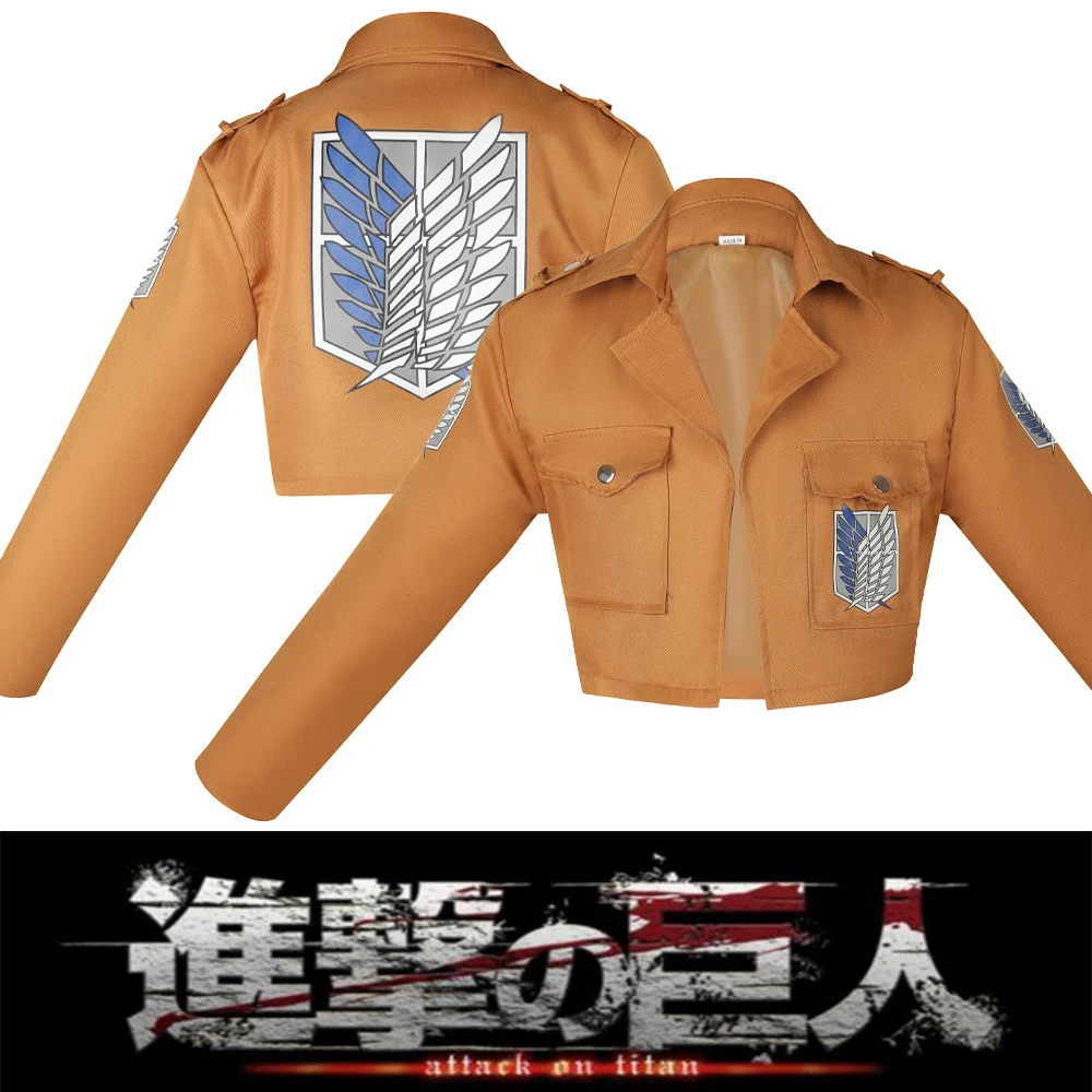 New Attack on Titan Anime Cosplay Costume Investigation Corps Freedom Wings Coat Jacket Anime Mikasa Ackerman Cosplay Costumes 
New Attack on Titan Anime Cosplay Costume Investigation Corps Freedom Wings Coat Jacket Anime Mikasa Ackerman Cosplay Costumes
