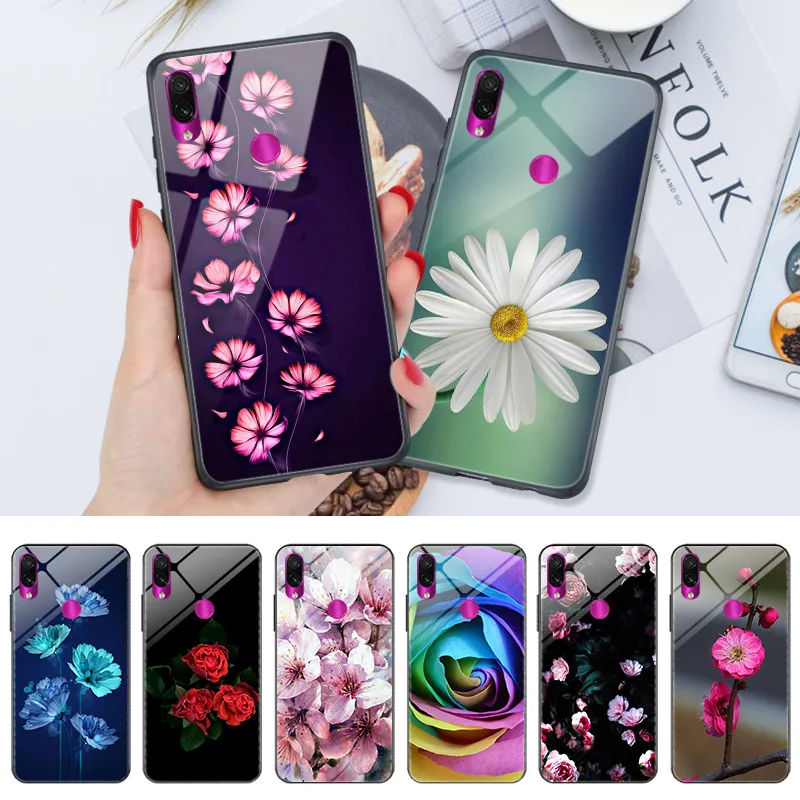 Яркий чехол с цветами для Redmi 7A 8A 6A задняя крышка телефона Xiaomi Note 8 PRO T 9S 9 7 6 5A Prime 5 Plus