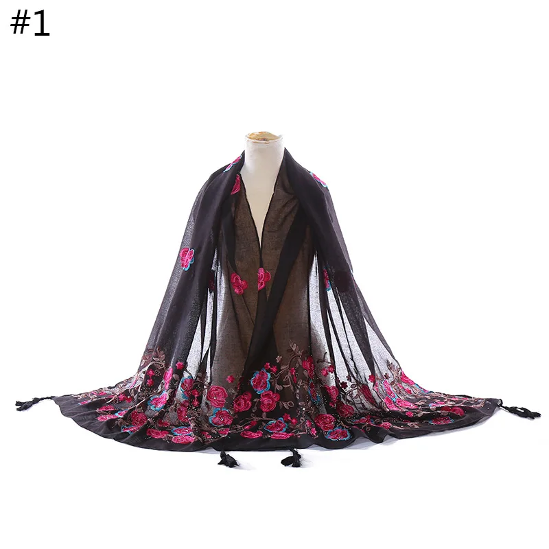 New Embroidered Tassel Artificial Cotton Fashion Women's Scarf Can Be Wrapped In Shawl Cotton Flower Neck
New Embroidered Tassel Artificial Cotton Fashion Women's Scarf Can Be Wrapped In Shawl Cotton Flower Neck