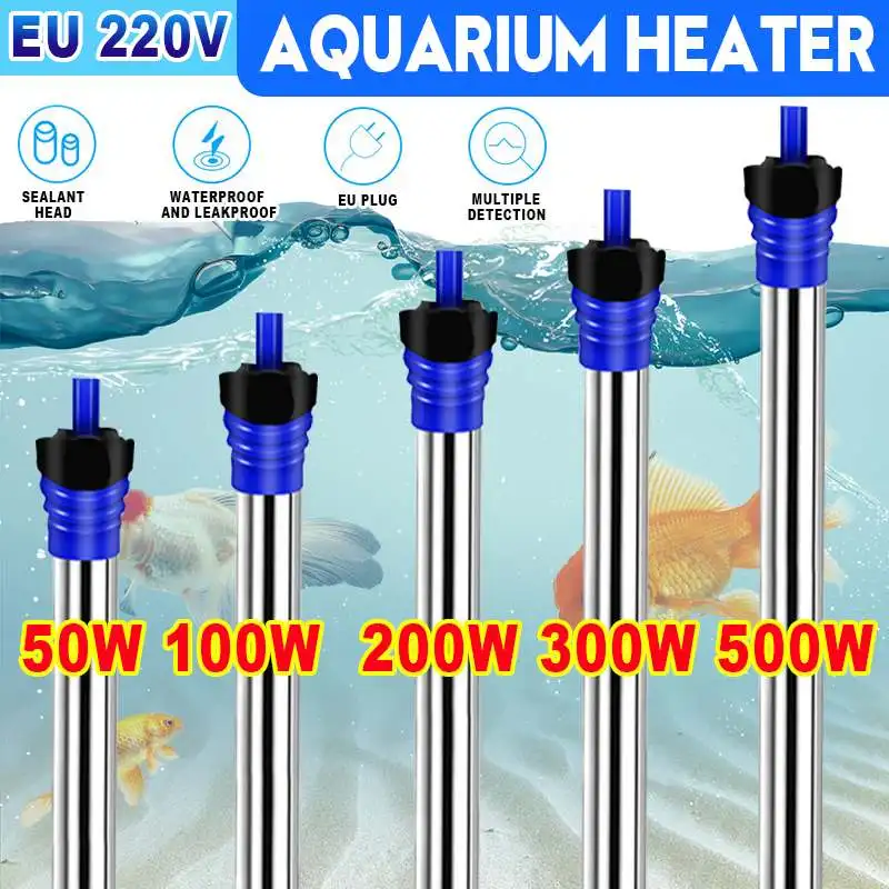 50/100/200/300/500W Adjustable Temperature Thermostat Heater Rod Aquarium Submersible Heater Fish Tank Automatic Water Heater
50/100/200/300/500W Adjustable Temperature Thermostat Heater Rod Aquarium Submersible Heater Fish Tank Automatic Water Heater