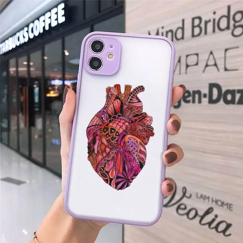 Creative human heart Phone Case Matte Transparent For iPhone 12 Mini 11 Pro XR XS Max 7 8 Plus
Creative human heart Phone Case Matte Transparent For iPhone 12 Mini 11 Pro XR XS Max 7 8 Plus