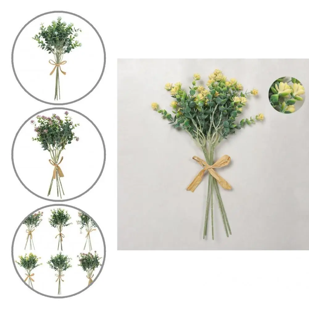1 букет великолепных визуальных ветвей эвкалипта, стойкий поддельный цветок, легкий для праздника 
1 букет великолепных визуальных ветвей эвкалипта, стойкий поддельный цветок, легкий для праздника