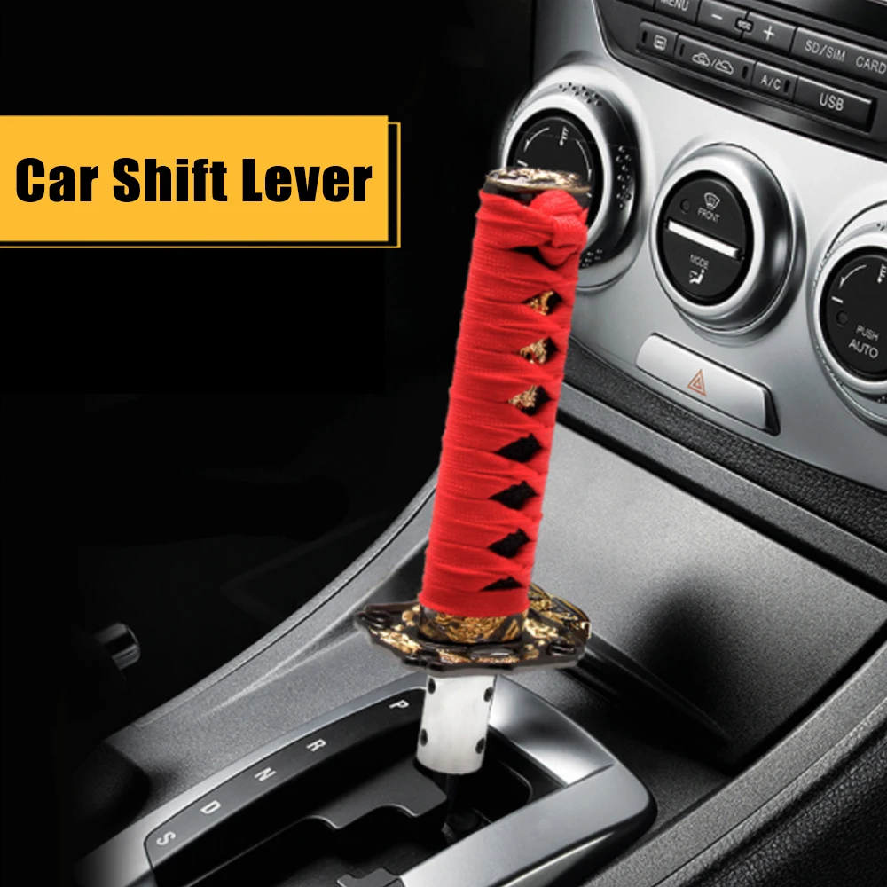 10Cm 15Cm Universal Samurai Sword Gear Shift Knob Shifter Metal Shift Lever Modification of Short Gear Head Car Accessories
10Cm 15Cm Universal Samurai Sword Gear Shift Knob Shifter Metal Shift Lever Modification of Short Gear Head Car Accessories