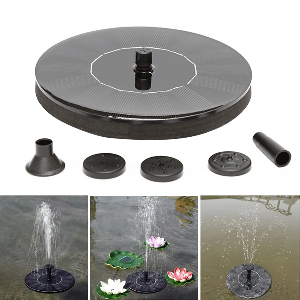 Solar Fountain Water Fountain Pump Garden Pool Pond Watering Outdoor Solar Panel Floating Pumps for Fountain Garden Decoration
Solar Fountain Water Fountain Pump Garden Pool Pond Watering Outdoor Solar Panel Floating Pumps for Fountain Garden Decoration