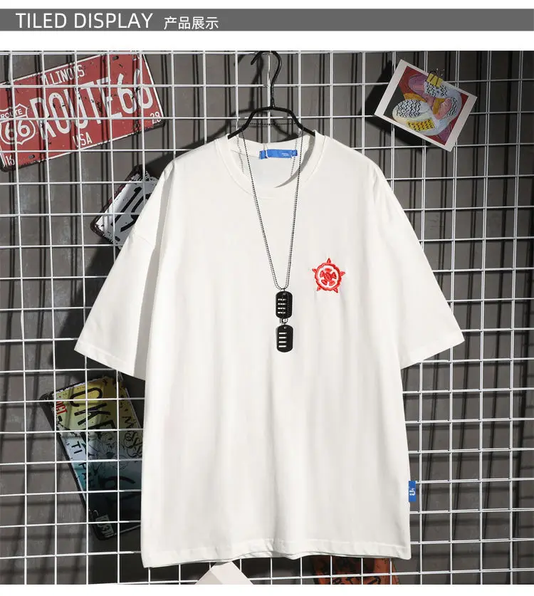 Новинка 2021, модная футболка из чистого хлопка с короткими рукавами в китайском стиле, Мужская японская свободная универсальная летняя футб...
Новинка 2021, модная футболка из чистого хлопка с короткими рукавами в китайском стиле, Мужская японская свободная универсальная летняя футб...