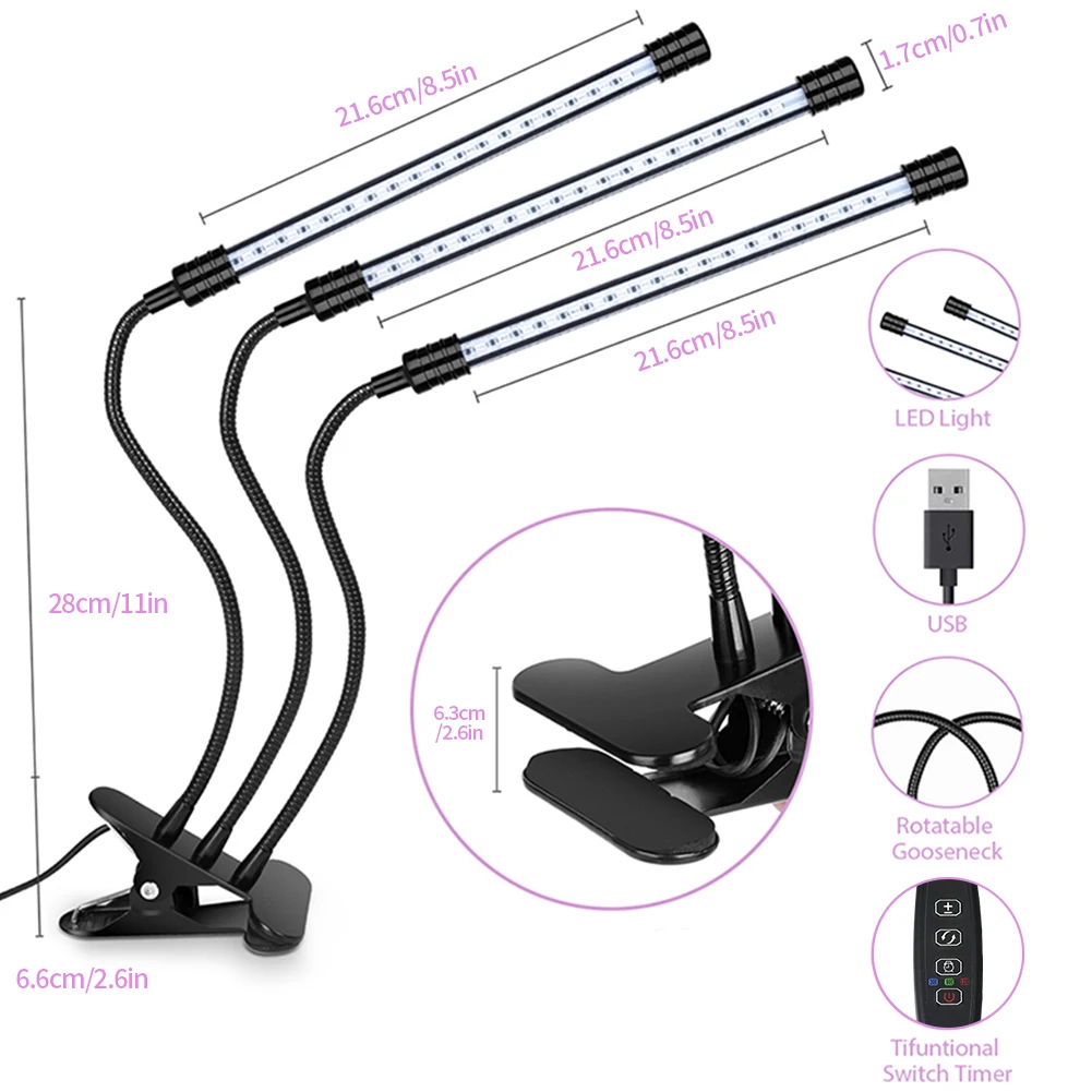 LED Grow Light USB Phyto Lamp Full Spectrum Fitolampy With Control For Plants Seedlings Flowers Indoor Fitolamp Grow Box Upgrade
LED Grow Light USB Phyto Lamp Full Spectrum Fitolampy With Control For Plants Seedlings Flowers Indoor Fitolamp Grow Box Upgrade