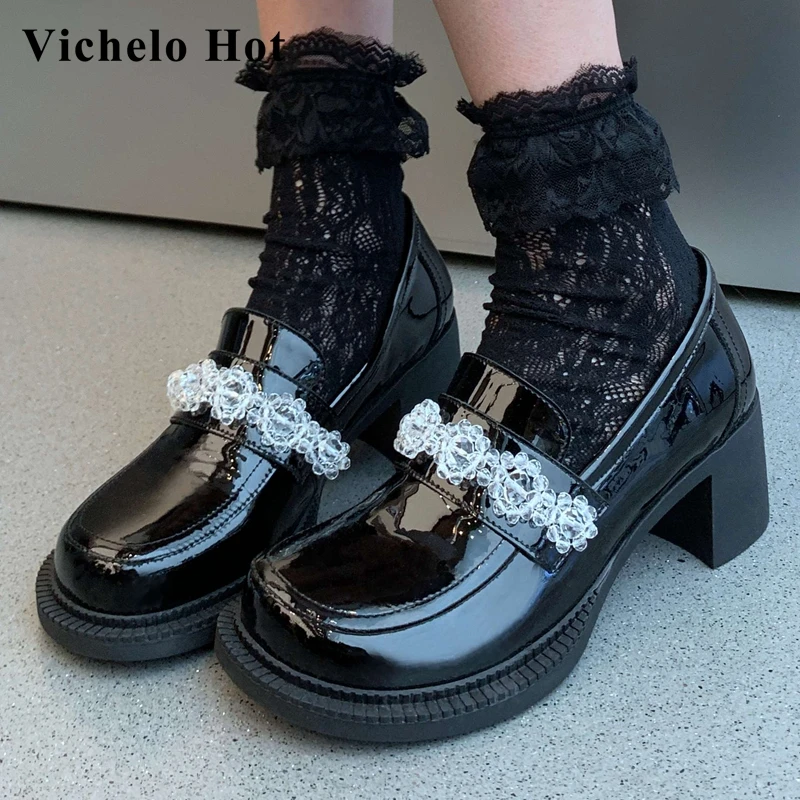 Vichelo Hot 2021 spring new arrival Mary janes round toe high heels online star recommend pretty girls dating women pumps L15
Vichelo Hot 2021 spring new arrival Mary janes round toe high heels online star recommend pretty girls dating women pumps L15