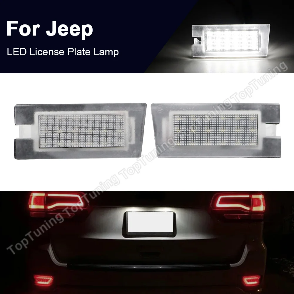 2PCS LED License Plate Light White Number Plate Lamp For Jeep Cherokee 2014 2015 2016 2017 2018 2019 2020 2021
2PCS LED License Plate Light White Number Plate Lamp For Jeep Cherokee 2014 2015 2016 2017 2018 2019 2020 2021