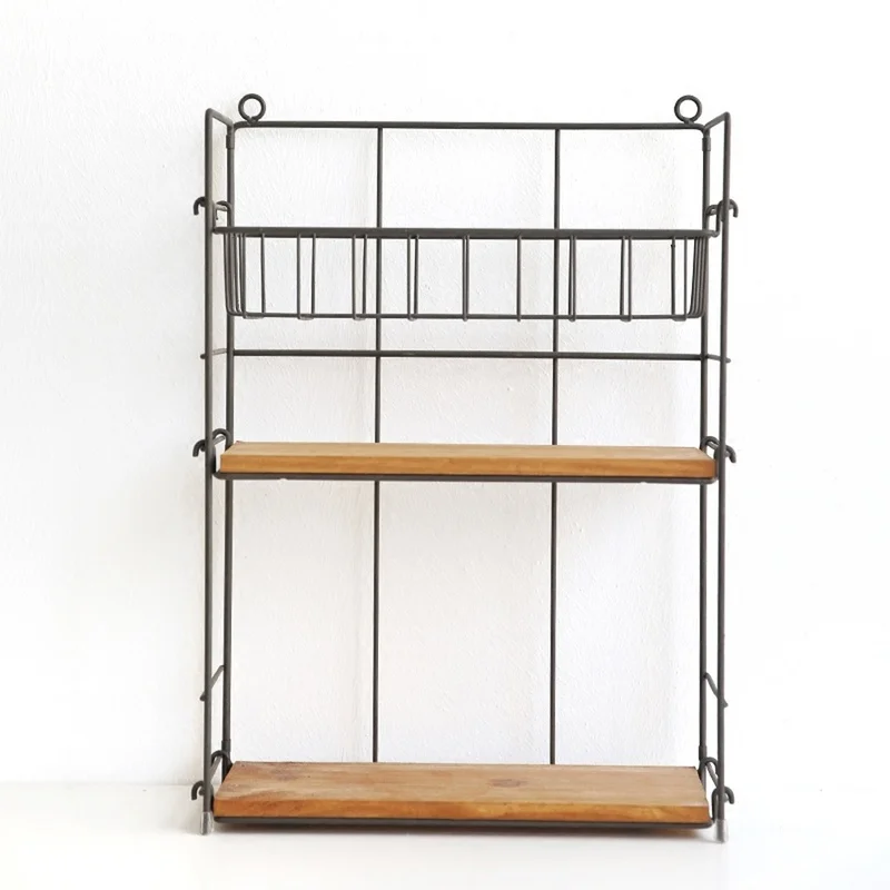 Wrought iron 3-tiers storage rack adjusted desktop debris ornaments organizers storage shelf Home wall decoration mx9091156
Wrought iron 3-tiers storage rack adjusted desktop debris ornaments organizers storage shelf Home wall decoration mx9091156