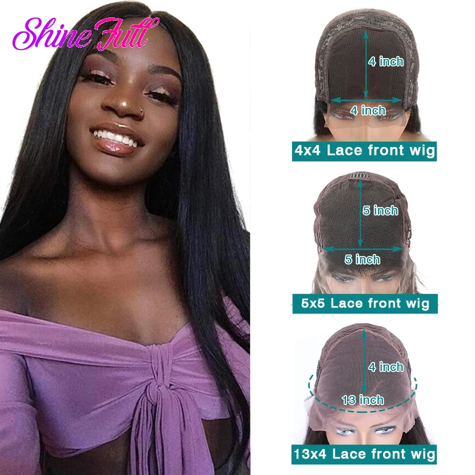 ShineFull Bone Straight Human Hair Frontal Wigs Malaysian 4x4 13x4 Closure Wig 5x5 HD Transparent Lace Front Wig Natural 30'' 
ShineFull Bone Straight Human Hair Frontal Wigs Malaysian 4x4 13x4 Closure Wig 5x5 HD Transparent Lace Front Wig Natural 30''