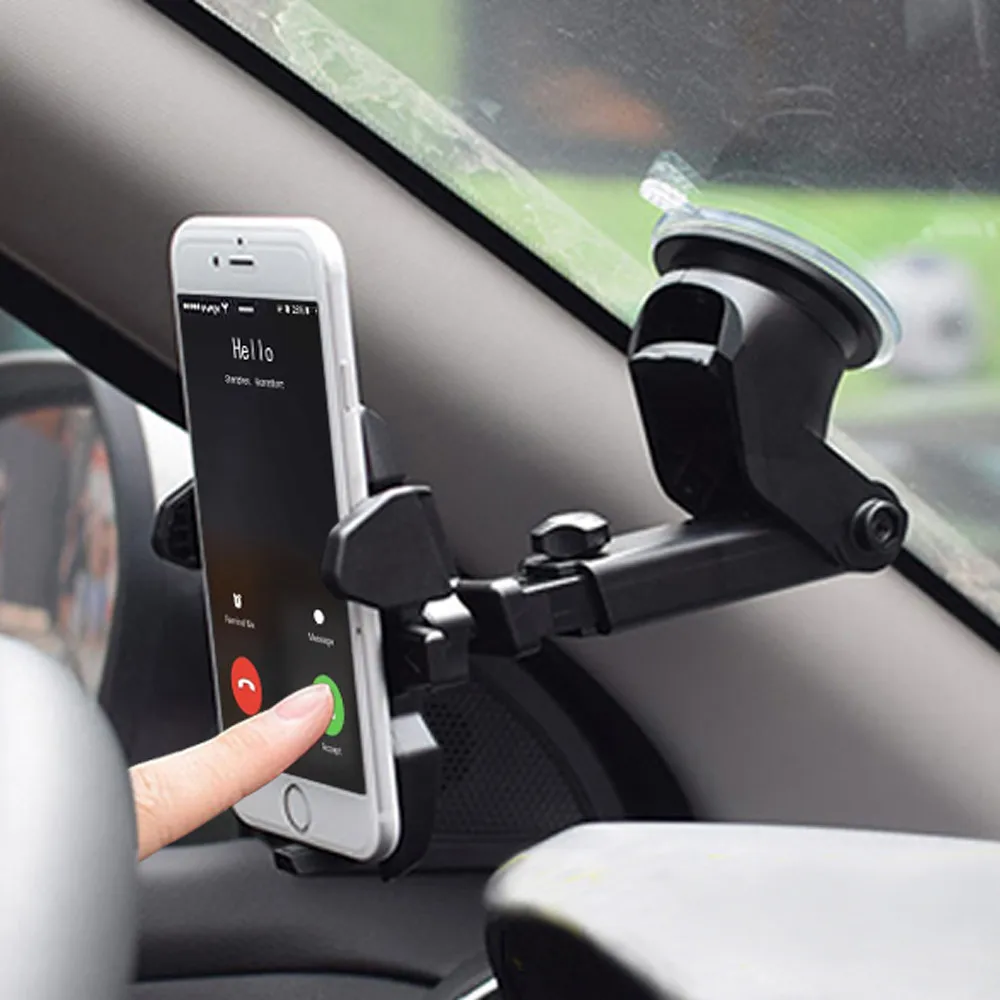 Автомобильный держатель для телефона на присоске подставка GPS Telefon поддержка