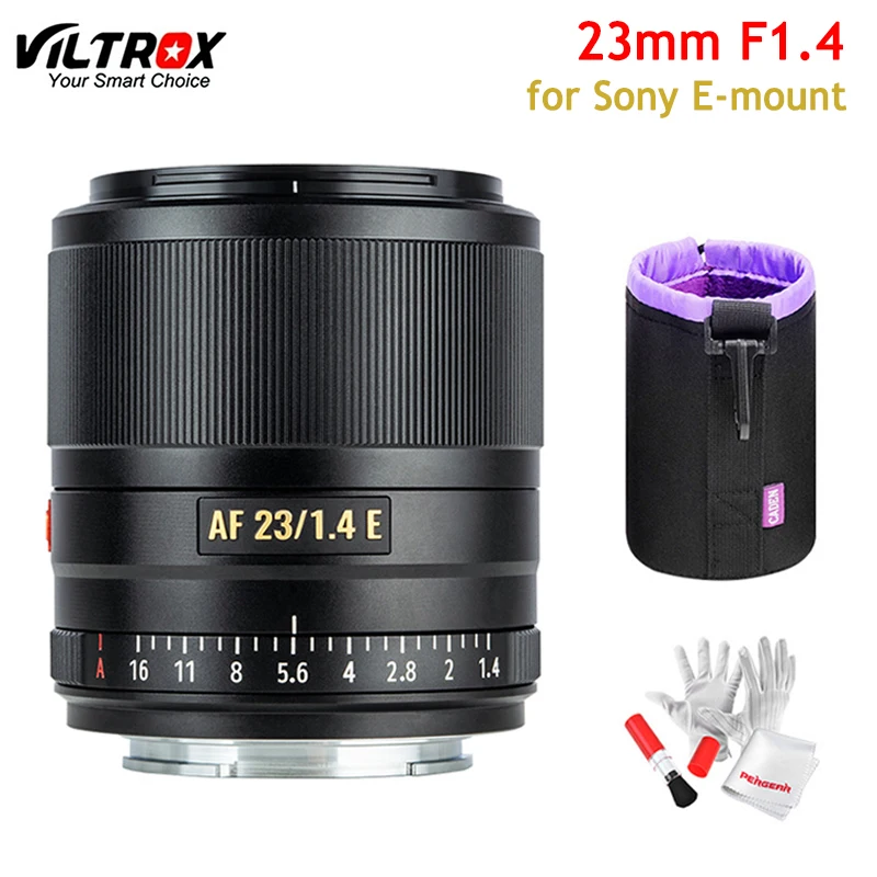 Объектив VILTROX 23 мм F1.4 E-Mount с автофокусом, компактный объектив с широкой апертурой, для Sony A7 A9 A7R A7S A6000 A6300 A6600, с креплением на E-Mount, для Sony, A7, A9, A7R,...
Объектив VILTROX 23 мм F1.4 E-Mount с автофокусом, компактный объектив с широкой апертурой, для Sony A7 A9 A7R A7S A6000 A6300 A6600, с креплением на E-Mount, для Sony, A7, A9, A7R,...