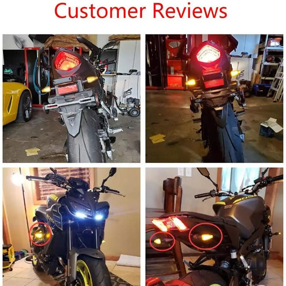 Universal Motorcycle Bike LED Turn Signals Long Short Blinkers Accessories Signal Amber Indicator Flashers Lights Turn Colo D9V7
Universal Motorcycle Bike LED Turn Signals Long Short Blinkers Accessories Signal Amber Indicator Flashers Lights Turn Colo D9V7