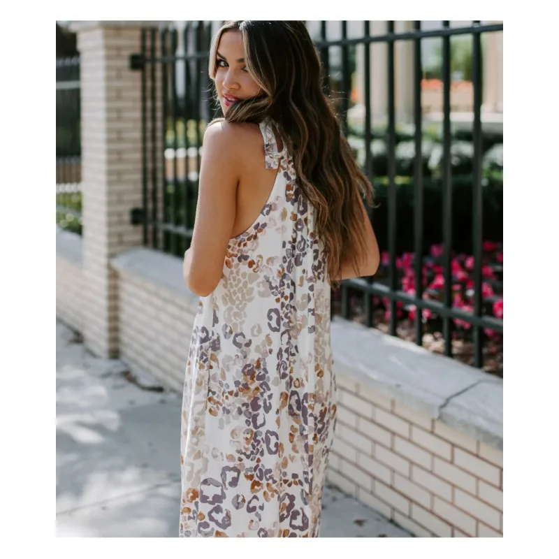 2021 Fashion Summer European And American Women's Dress Sleeveless V-neck Straps Ankle-length Casual Dress
2021 Fashion Summer European And American Women's Dress Sleeveless V-neck Straps Ankle-length Casual Dress