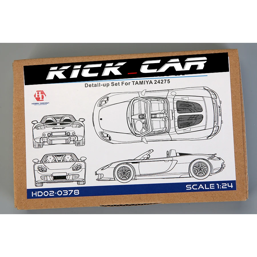 Hobby Design 1/24 Pors Crrera GT Detail-up Set For Tmiya 24275(PE+Metal parts+Resin)HD02-0378 Model Car Modifications
Hobby Design 1/24 Pors Crrera GT Detail-up Set For Tmiya 24275(PE+Metal parts+Resin)HD02-0378 Model Car Modifications