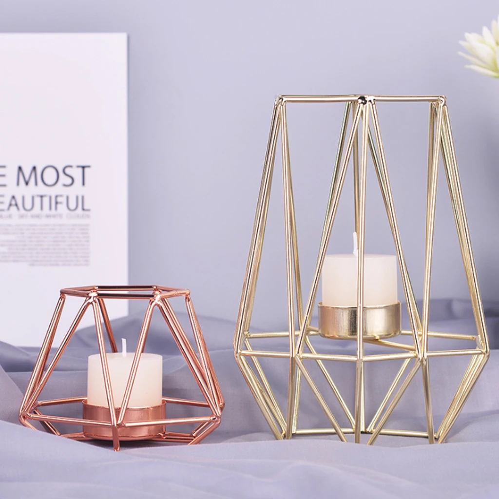 Metal Candle Holders Rose Gold Fashion Nordic Geometric Iron Candlestick Wall Table Ornaments Home Decor Romantic Valentines Day
Metal Candle Holders Rose Gold Fashion Nordic Geometric Iron Candlestick Wall Table Ornaments Home Decor Romantic Valentines Day