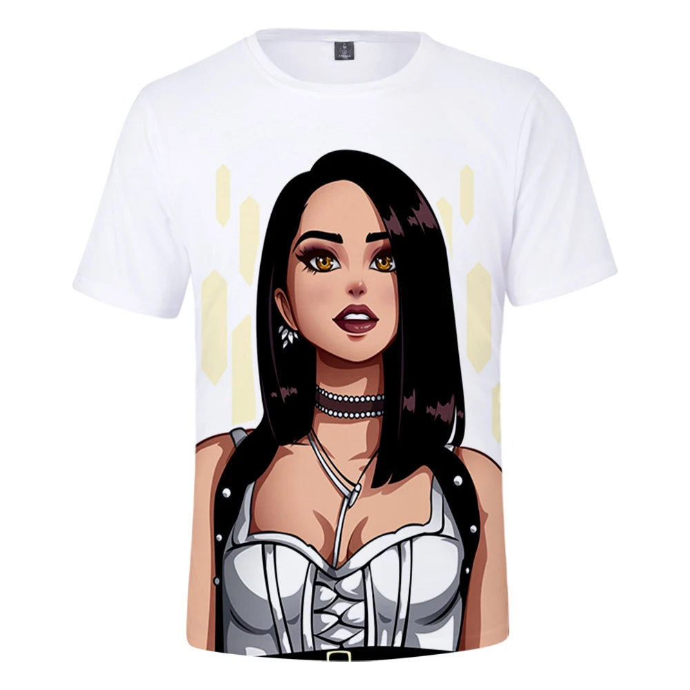 2021 Hot Sale Singer Becky G 3D Print T-shirt Unisex Summer Fashion Casual Harajuku Shortsleeve Round Neck Popular Tops
2021 Hot Sale Singer Becky G 3D Print T-shirt Unisex Summer Fashion Casual Harajuku Shortsleeve Round Neck Popular Tops
