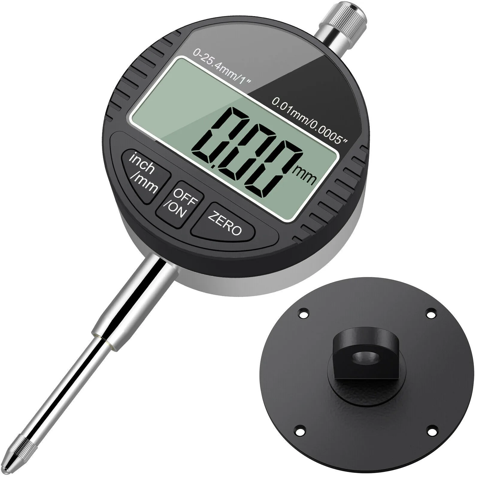 Digital Dial Test Indicator DTI Clock 0.01mm/.0005'' Range 0-12.7mm/0-25.4mm Dial Indicator Gauge With RS232 Datalink To PC
Digital Dial Test Indicator DTI Clock 0.01mm/.0005'' Range 0-12.7mm/0-25.4mm Dial Indicator Gauge With RS232 Datalink To PC