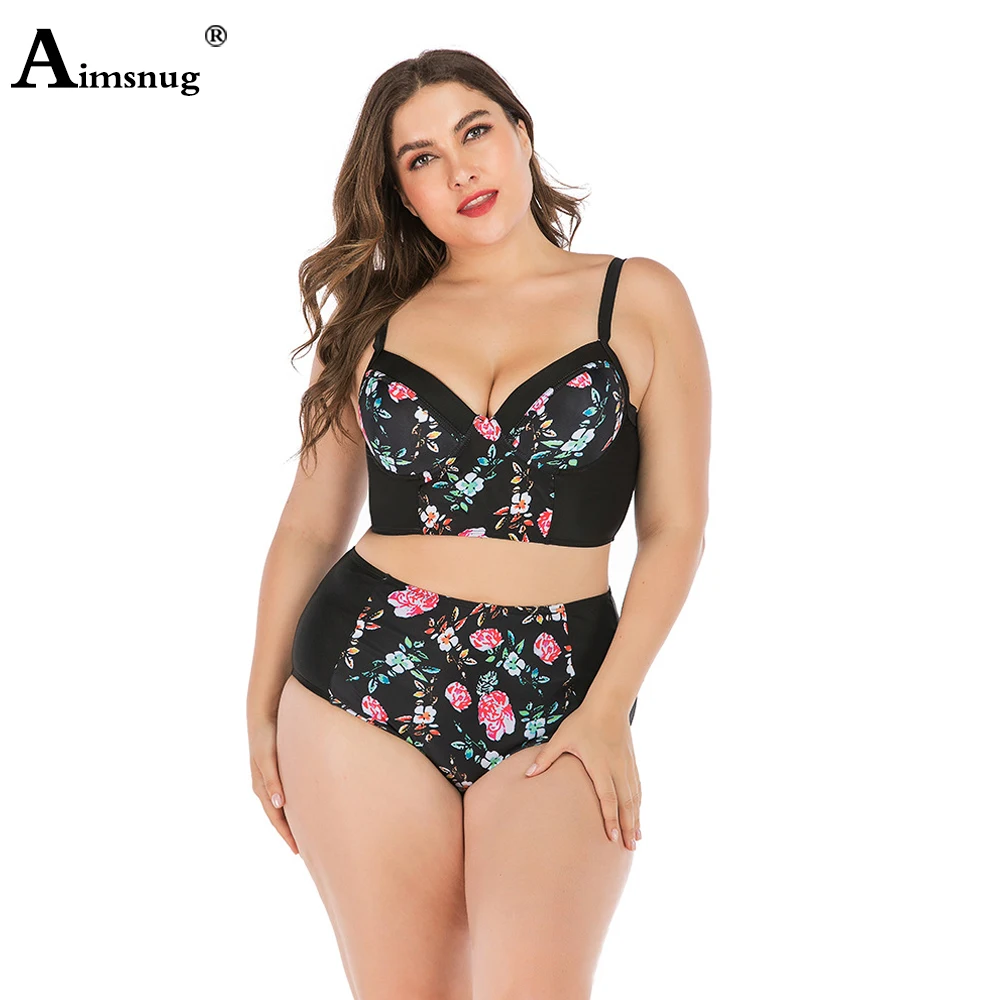 Plus Size 5xl Women High Cut Bikini Set Two Pieces Swimwear Boho Flower Print Swimsuits Push Up 2PCS Outfits Femme Clothing 2021
Plus Size 5xl Women High Cut Bikini Set Two Pieces Swimwear Boho Flower Print Swimsuits Push Up 2PCS Outfits Femme Clothing 2021