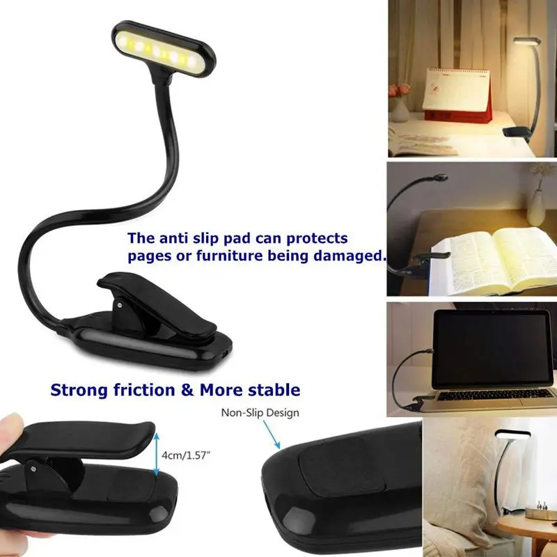 Reading Light, Clip on Book Light with 3 Brightness Light & Stepless Adjusted 9 LEDs, TOUCH-CONTROL, Perfect for Kindle,Desk,Bed
Reading Light, Clip on Book Light with 3 Brightness Light & Stepless Adjusted 9 LEDs, TOUCH-CONTROL, Perfect for Kindle,Desk,Bed