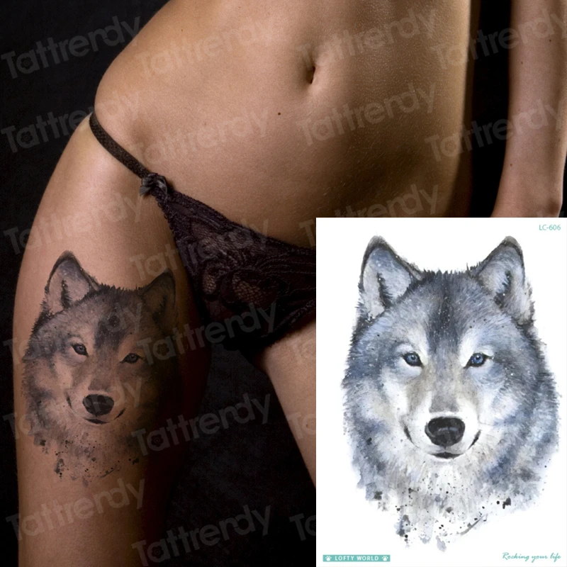 fake tattoo women wolf temporary tattoo animals moon and wolf sexy tattoo for girls beach style fashion body art stickers decal 
fake tattoo women wolf temporary tattoo animals moon and wolf sexy tattoo for girls beach style fashion body art stickers decal