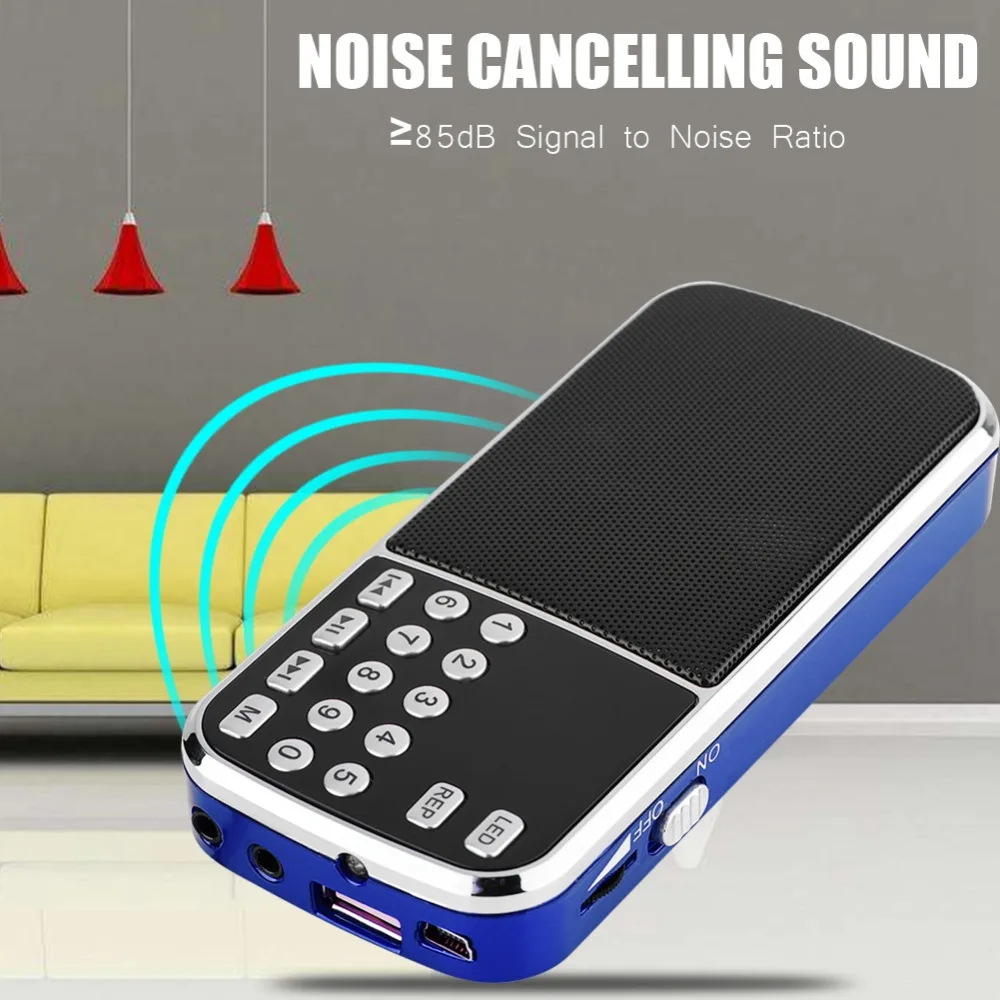 Y-501 78-108MHz Stereo FM Radio High Sensitivity Noise Cancelling Digital TF Card Radio
Y-501 78-108MHz Stereo FM Radio High Sensitivity Noise Cancelling Digital TF Card Radio