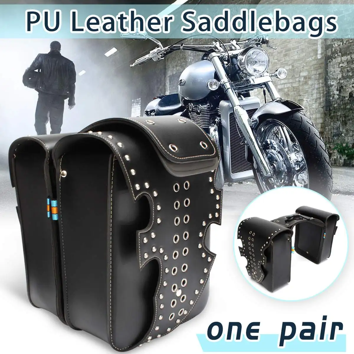 Motorcycle Side Bag PU Leather Cafe Racer Luggage Storage Saddlebag Tool Storage Pouch Universal For Honda/Yamaha/Suzuki
Motorcycle Side Bag PU Leather Cafe Racer Luggage Storage Saddlebag Tool Storage Pouch Universal For Honda/Yamaha/Suzuki