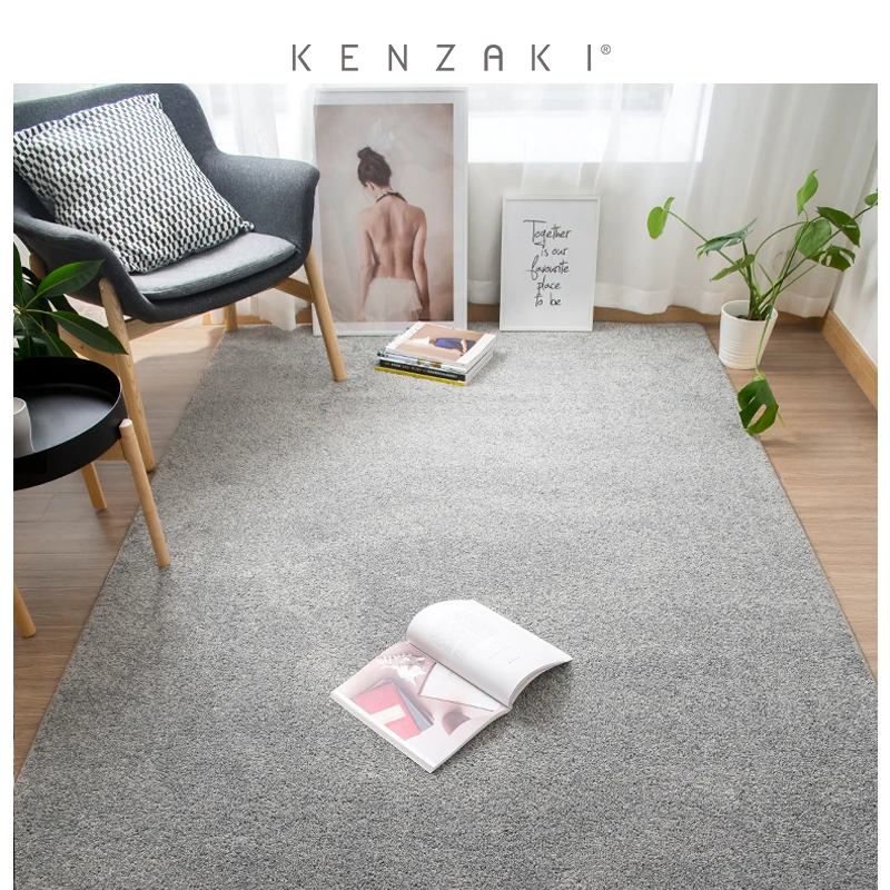 KENZAKI tea table carpet living room simple modern sofa carpet bedroom Japanese thick solid color carpet
KENZAKI tea table carpet living room simple modern sofa carpet bedroom Japanese thick solid color carpet