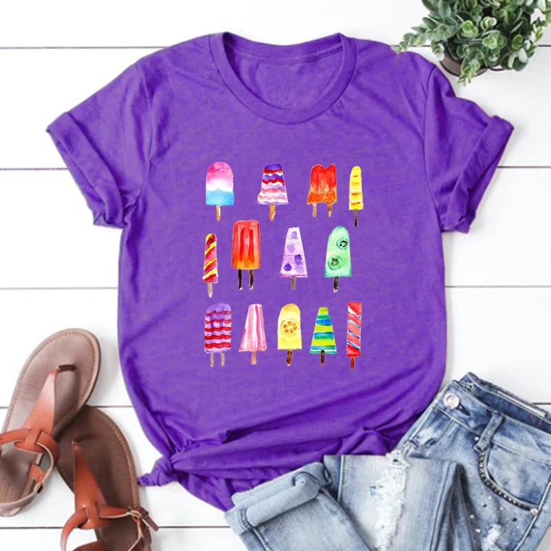 Summer Popsicles Tshirt Women Colorful Watercolor Graphic Tees Summer Clothes Women Print Hawaii Vacation Shirt
Summer Popsicles Tshirt Women Colorful Watercolor Graphic Tees Summer Clothes Women Print Hawaii Vacation Shirt