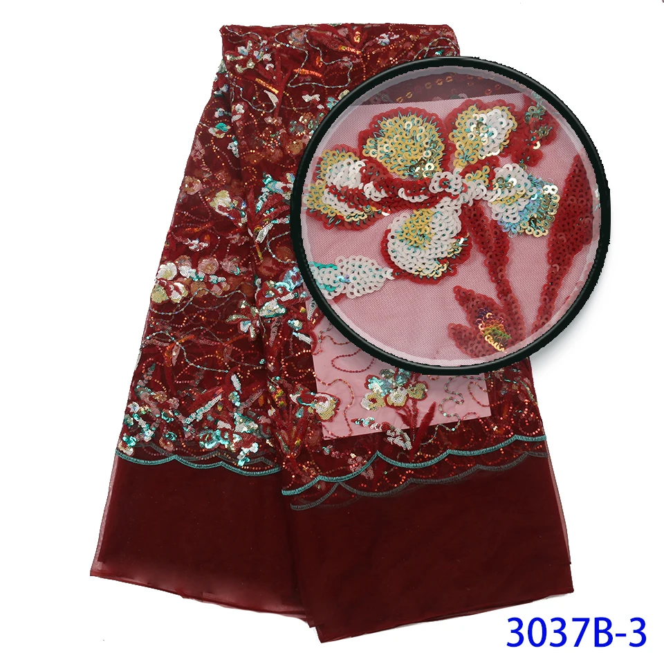 Latest Nigerian Embroidered Lace Fabric With Sequined Flowers Hot Popular High Quality African Tulle MeshLace Fabric AMY3037B
Latest Nigerian Embroidered Lace Fabric With Sequined Flowers Hot Popular High Quality African Tulle MeshLace Fabric AMY3037B