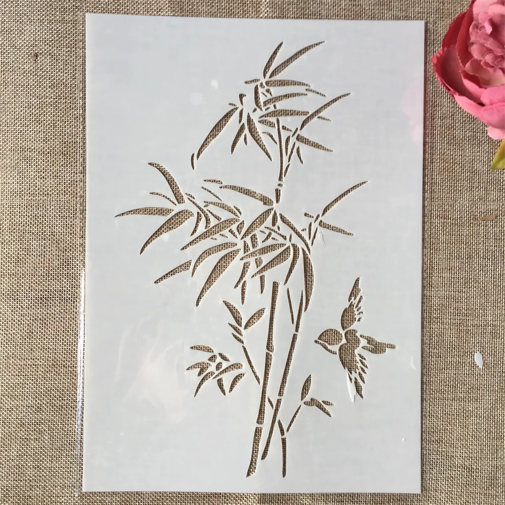 29cm A4 Bamboo Bird DIY Layering Stencils Wall Painting Scrapbook Coloring Embossing Album Decorative Template
29cm A4 Bamboo Bird DIY Layering Stencils Wall Painting Scrapbook Coloring Embossing Album Decorative Template