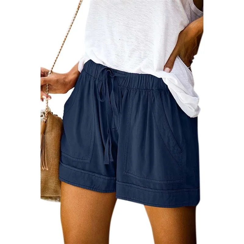Woman Shorts 2021 High Waist Shorts Summer Drawstring Ropa Para Mujer Casual Beach Loungewear Loose Short Pants Womens Shorts
Woman Shorts 2021 High Waist Shorts Summer Drawstring Ropa Para Mujer Casual Beach Loungewear Loose Short Pants Womens Shorts