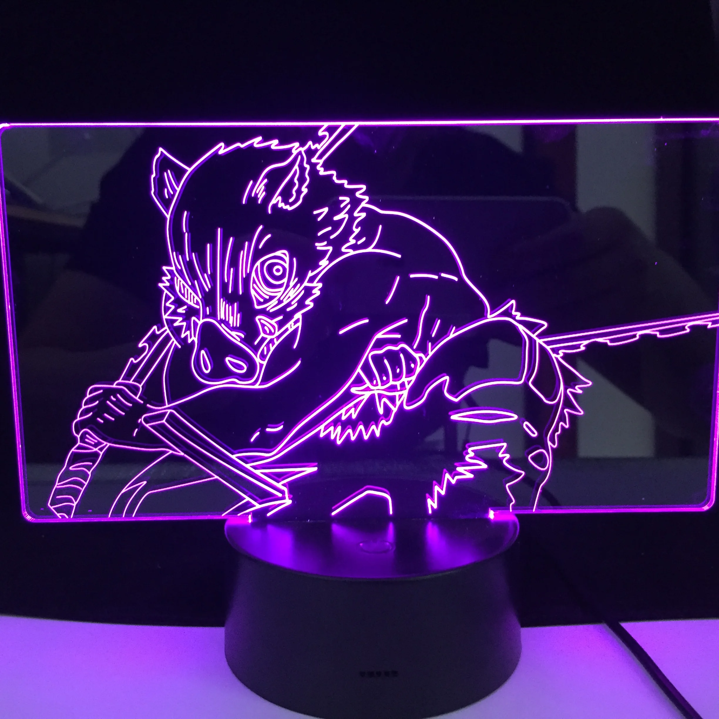 3d Led Night Light Anime Demon Slayer Kimetsu No Yaiba for Bedroom Decor Light Manga Birthday Gift Inosuke Hashibira Led 3d Lamp
3d Led Night Light Anime Demon Slayer Kimetsu No Yaiba for Bedroom Decor Light Manga Birthday Gift Inosuke Hashibira Led 3d Lamp