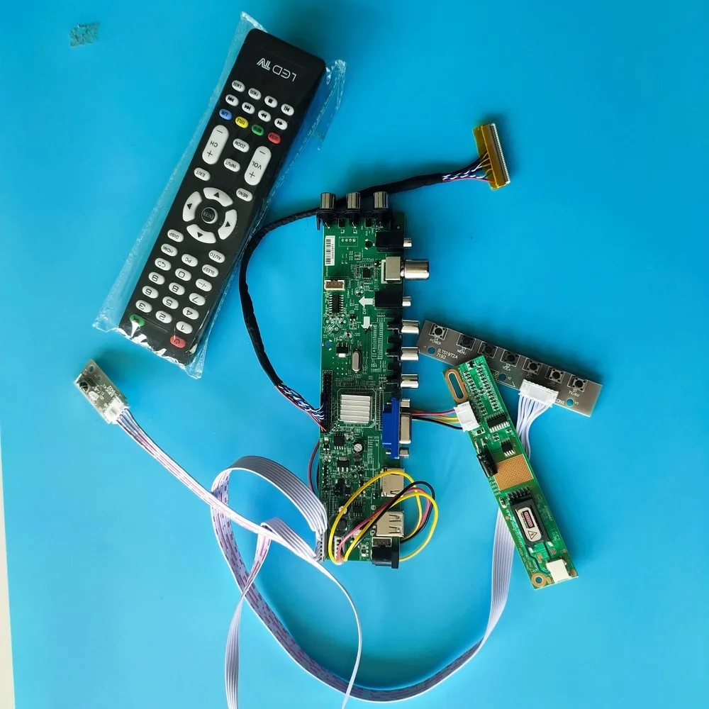 Kit For LP150X05 B2 C2 Panel remote Controller board 1024X768 DVB-C DVB-T 1 CCFL LCD 30pin Digital HDMI TV VGA USB AV 15"
Kit For LP150X05 B2 C2 Panel remote Controller board 1024X768 DVB-C DVB-T 1 CCFL LCD 30pin Digital HDMI TV VGA USB AV 15"