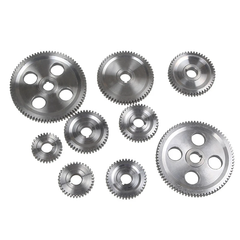 Metal Lathe Gears, Precise Mini Lathe Replacement Gears Including Box Gear Set, Belt Gear for CJ0618 Mini Lathes
Metal Lathe Gears, Precise Mini Lathe Replacement Gears Including Box Gear Set, Belt Gear for CJ0618 Mini Lathes