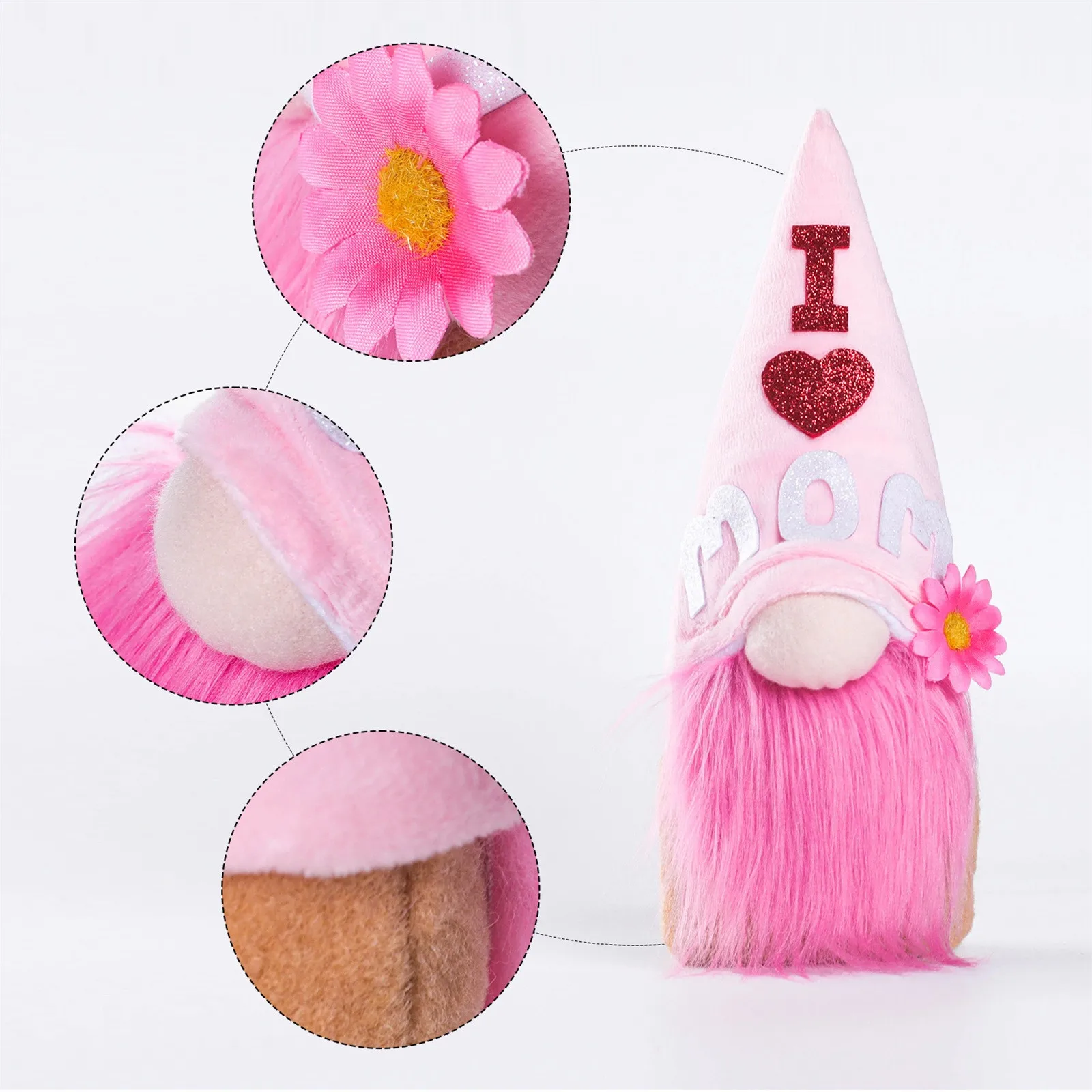 Hot Sell Mother's Day Decorations Bedroom Living Room Desktop Standing Post Cute Kawaii Plush Dolls Mother Decorations Tool
Hot Sell Mother's Day Decorations Bedroom Living Room Desktop Standing Post Cute Kawaii Plush Dolls Mother Decorations Tool