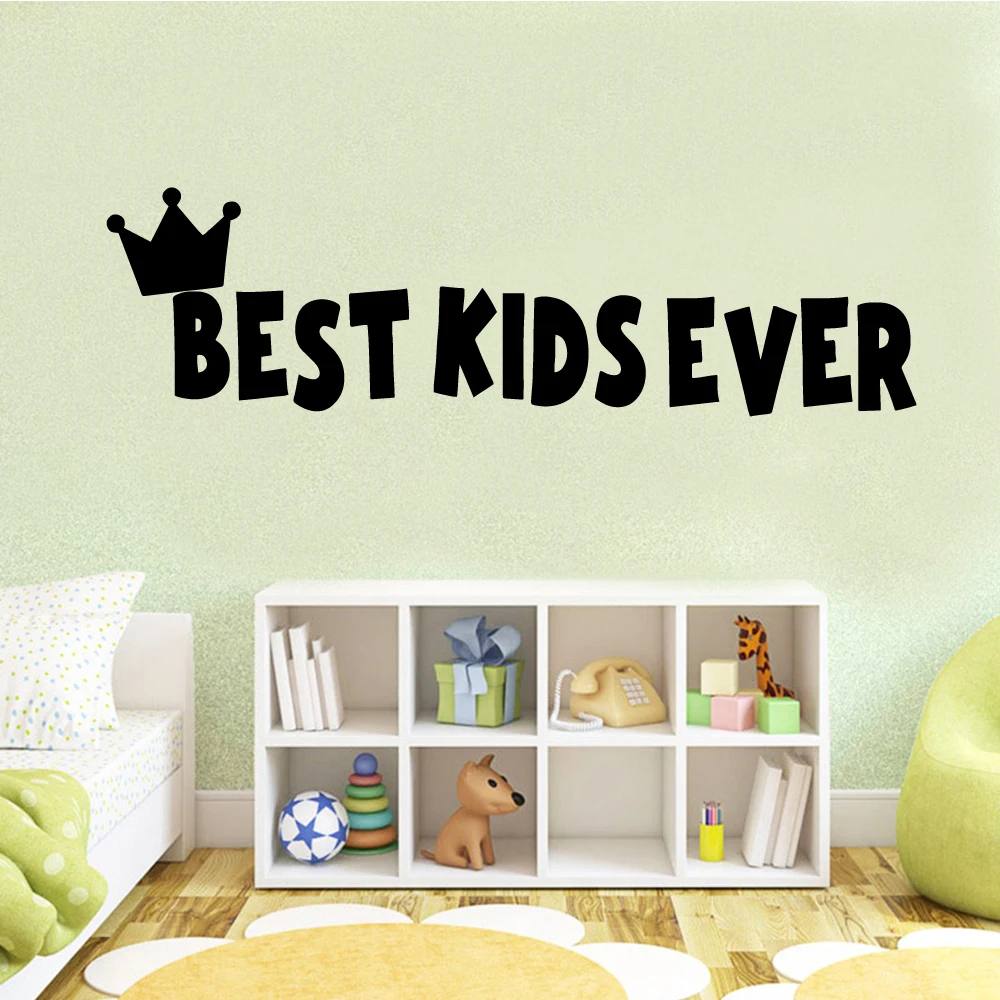 Lovely Best Kids Ever Sticker Waterproof Vinyl Wallpaper Home Decor Home Decoration Accessories For Living Room Pvc Wall Decals
Lovely Best Kids Ever Sticker Waterproof Vinyl Wallpaper Home Decor Home Decoration Accessories For Living Room Pvc Wall Decals