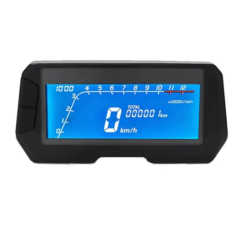 Motorcycle Speedometer LED 12000RPM 6 Gear Universal Motorcycle LCD Digital Speedometer Backlight Odometer Cylinders Meter
Motorcycle Speedometer LED 12000RPM 6 Gear Universal Motorcycle LCD Digital Speedometer Backlight Odometer Cylinders Meter