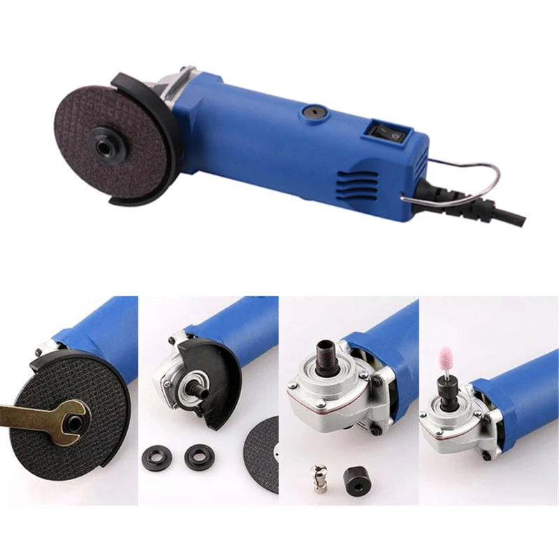 Angle Grinder 130W Small Electric Grinder, Multi-function 70mm Electric Hand Grinder For Metal, Wood And Stone Cutting 
Angle Grinder 130W Small Electric Grinder, Multi-function 70mm Electric Hand Grinder For Metal, Wood And Stone Cutting