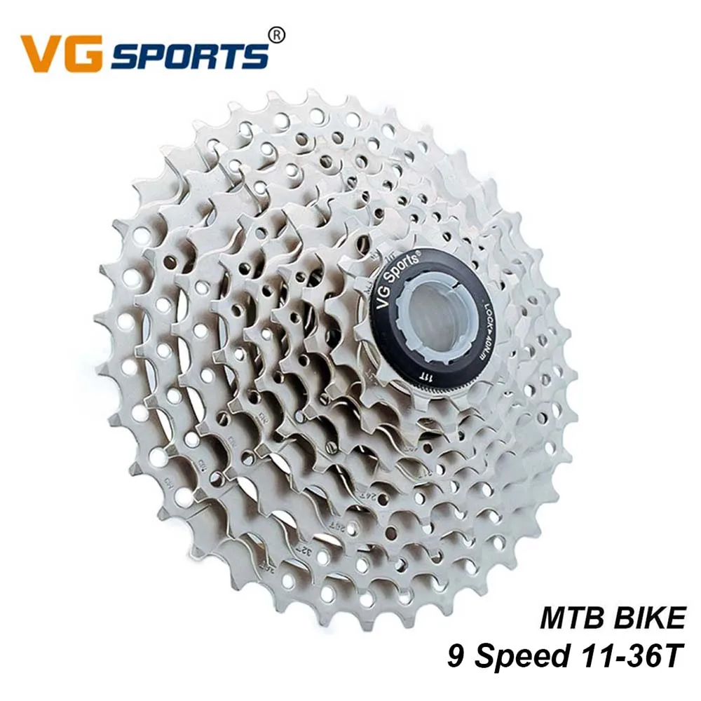 VG Sports 9 Speed MTB Bicycle Freewheel Gear 11-36T Silver MTB Sprocket Mountain Bike Parts For Shimano Sram Cassete
VG Sports 9 Speed MTB Bicycle Freewheel Gear 11-36T Silver MTB Sprocket Mountain Bike Parts For Shimano Sram Cassete