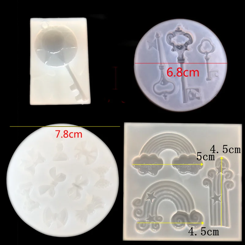 Mini DIY Vintage Bow Sun Key Silicone Mold Jewelry Fillings Pendant Accessory Charms Handmade Epoxy Resin Cabochon Mould Craft
Mini DIY Vintage Bow Sun Key Silicone Mold Jewelry Fillings Pendant Accessory Charms Handmade Epoxy Resin Cabochon Mould Craft