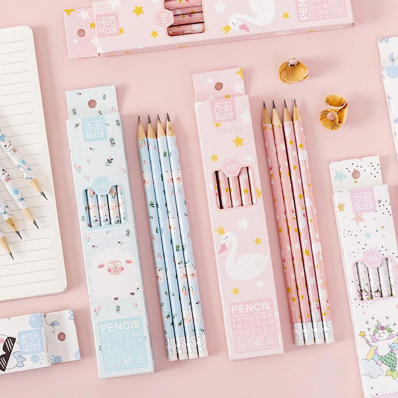 Haile 10 pcs/set Kawaii HB Pencil Cute Writing Cartoon Standard Wooden Pencil Set Sketch Drawing School Office Art Stationery
Haile 10 pcs/set Kawaii HB Pencil Cute Writing Cartoon Standard Wooden Pencil Set Sketch Drawing School Office Art Stationery