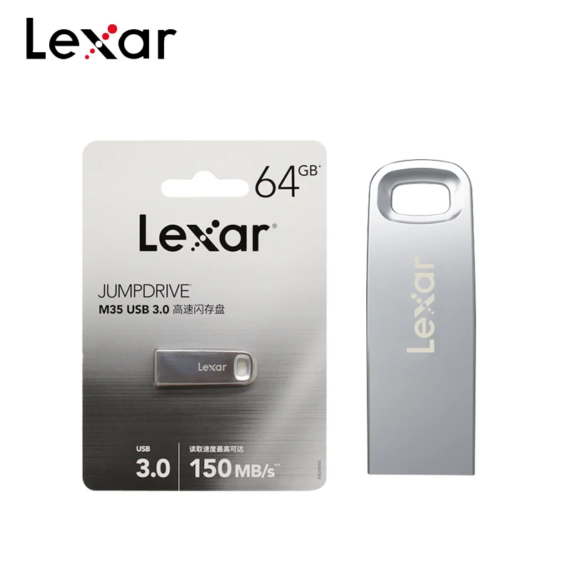 100% Original USB 3.0 Lexar M35 USB Flash Drive 128GB High Speed 150mb/s Metal Memory Stick Pendrive 64GB 32GB Mini U Disk
100% Original USB 3.0 Lexar M35 USB Flash Drive 128GB High Speed 150mb/s Metal Memory Stick Pendrive 64GB 32GB Mini U Disk