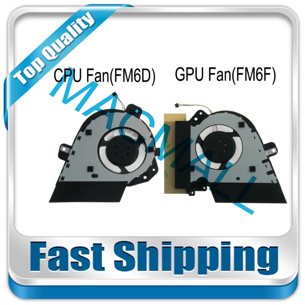 New For Asus ROG Zephyrus GA502D GA502DU GU502DU GA502IU GA502I GU505 GU505D GU505DU GX505 GX505D GPU CPU Cooler Cooling Fan
New For Asus ROG Zephyrus GA502D GA502DU GU502DU GA502IU GA502I GU505 GU505D GU505DU GX505 GX505D GPU CPU Cooler Cooling Fan