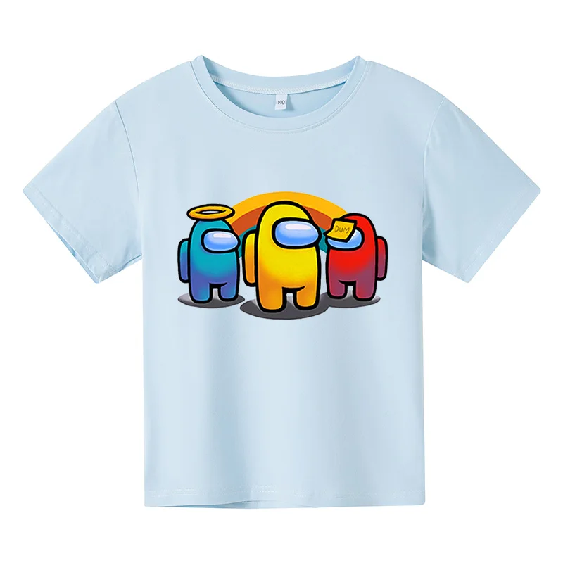 Summer Children's New Short-sleeved O-neck T-shirt Cartoon Casual Tops for Teenagers and Children's Tee Clothing 4T-14T
Summer Children's New Short-sleeved O-neck T-shirt Cartoon Casual Tops for Teenagers and Children's Tee Clothing 4T-14T